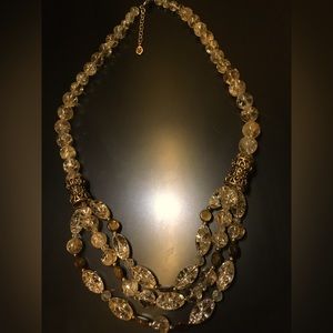 Vintage natural citrine necklace